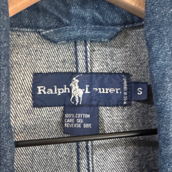 Vintage Ralph Lauren Denim Duster/Trench - Womens Small - Picture 2 of 5